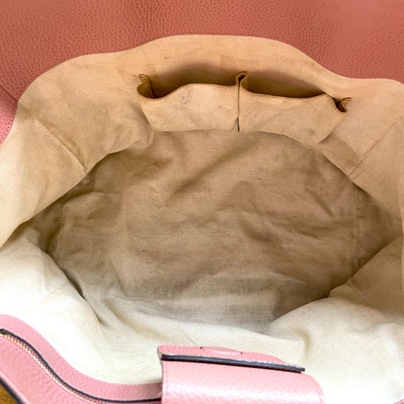 Gucci Medium Leather Swing Tote - Picture 6 of 16